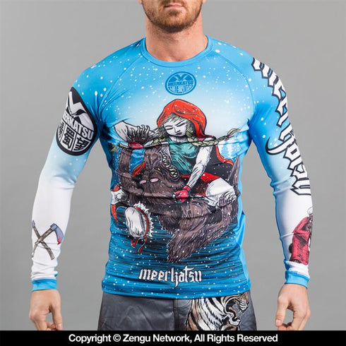 Meerkatsu-Reds Revenge Grappling Rashguard-1